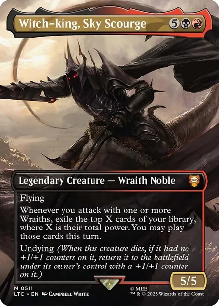 Witch-king, Sky Scourge, Magic card LTC 511 — Tales of Middle-earth Commander set