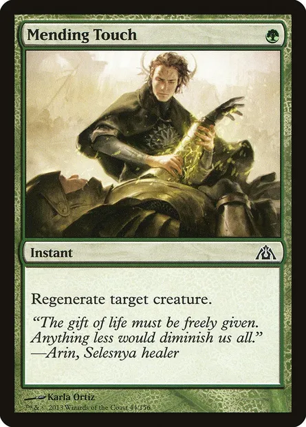 Mending Touch, Magic card DGM 44 — Dragon's Maze set