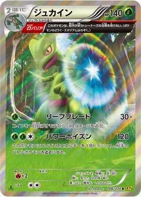 Sceptile, Pokémon card XY5A 006 — Gaia Volcano set