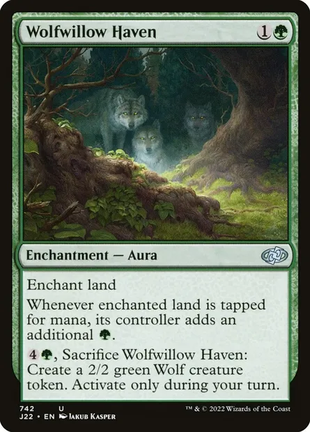 Wolfwillow Haven, Magic card J22 742 — Jumpstart 2022 set