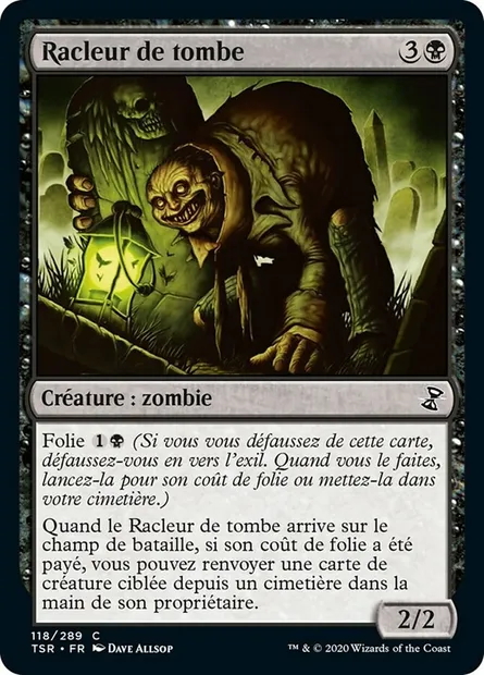 Racleur de tombe, carte Magic TSR 118 — extension Spirale Temporelle Remastered