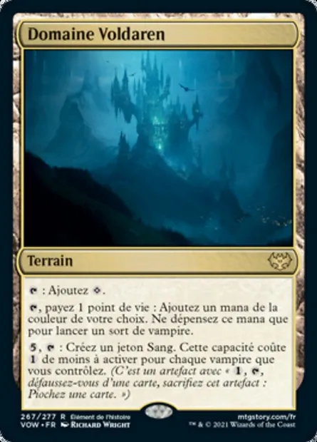 Domaine Voldaren, carte Magic VOW 267 — extension Innistrad : noce écarlate