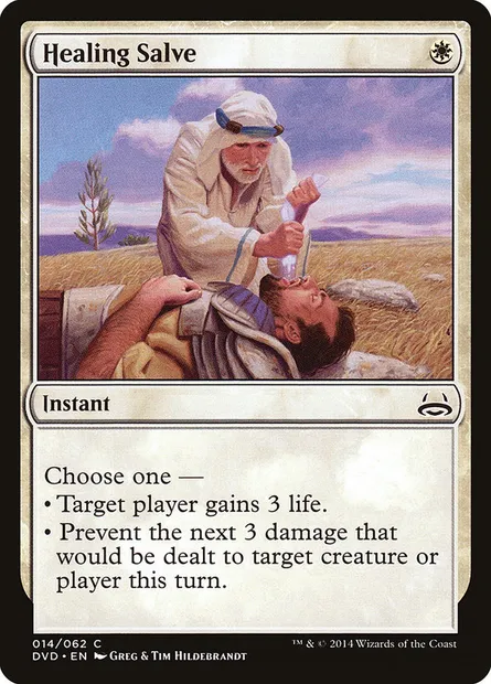 Healing Salve, Magic card DVD 14 — Duel Decks Anthology: Divine vs. Demonic set