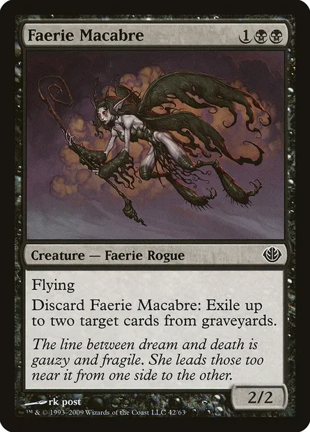 Faerie Macabre, Magic card DDD 42 — Duel Decks: Garruk vs. Liliana set