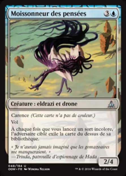 Moissonneur des pensées, carte Magic OGW 48 — extension Le serment des Sentinelles