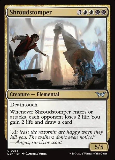 Shroudstomper, Magic card DSK 233 — Duskmourn: House of Horror set