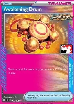 Awakening Drum, Pokémon card PPS 141-5 — Play! Pokémon Prize Pack Series set