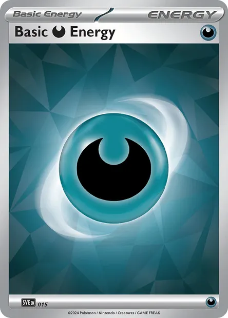 Darkness Energy, Pokémon card SVE 015 — Scarlet & Violet Energy set