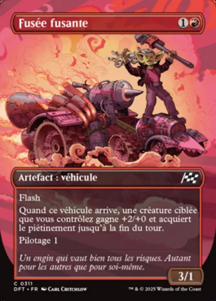 Fusée fusante, carte Magic DFT 311 — extension Aetherdrift