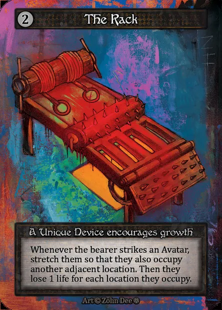 The Rack, Sorcery card GOT 349 — Gothic set