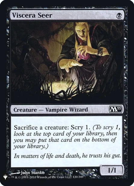 Viscera Seer, Magic card PLST M11-120 — The List set