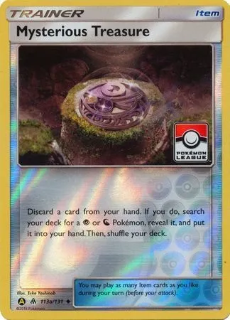 Trésor Mystérieux, carte Pokémon LGP 113a — extension League Promos