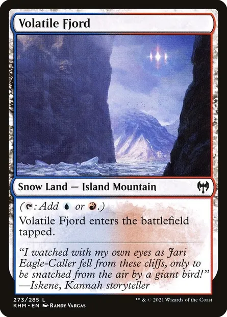 Volatile Fjord, Magic card KHM 273 — Kaldheim set