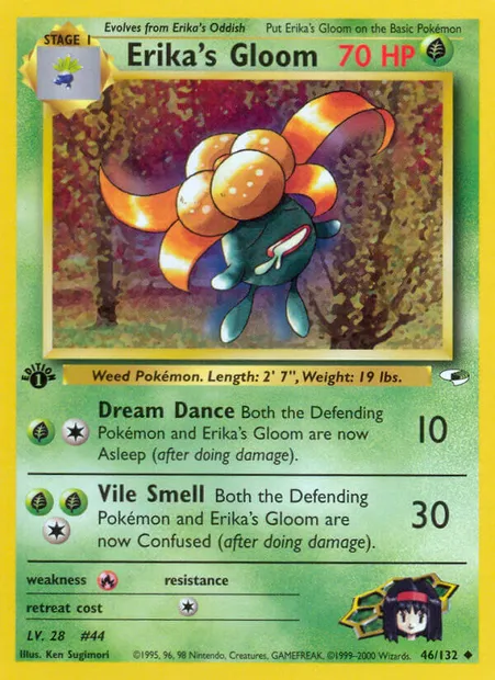 Ortide d'Erika, carte Pokémon GH 46 — extension Gym Heroes