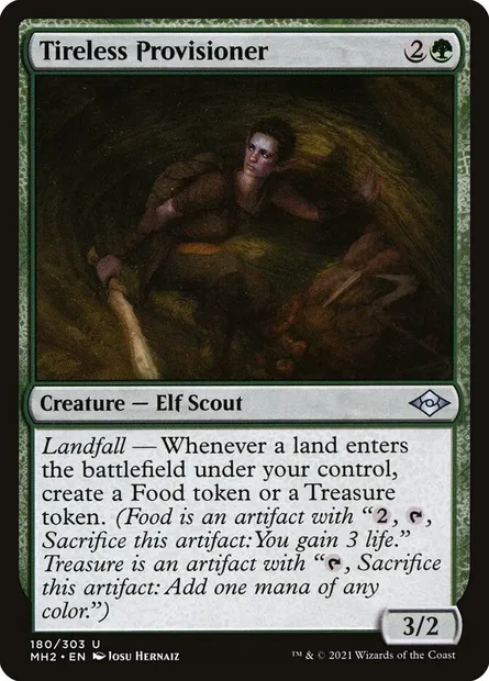 Tireless Provisioner, Magic card MH2 180 — Modern Horizons 2 set