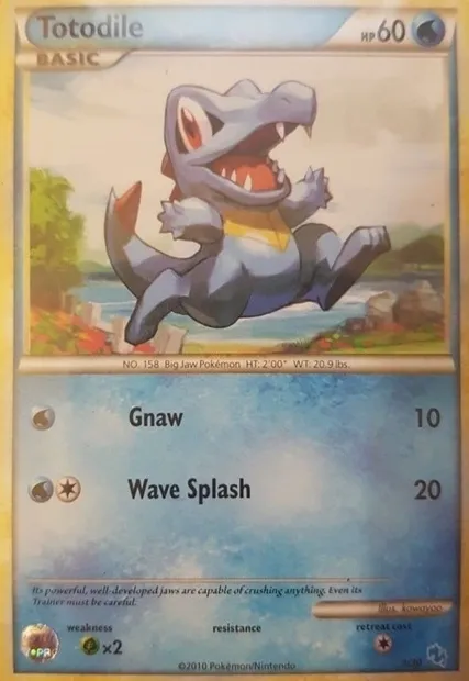 Totodile, Pokémon card TK4G 001 — HS Trainer Kit (Gyarados) set