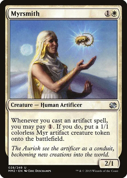 Myrsmith, Magic card MM2 28 — Modern Masters 2015 set