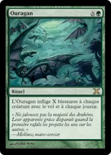 Ouragan, carte Magic 10E 270 — extension Dixième édition