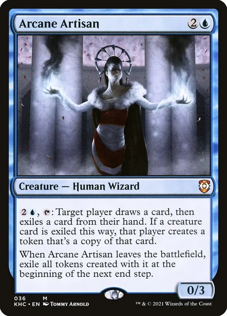 Arcane Artisan, Magic card KHC 36 — Kaldheim Commander set