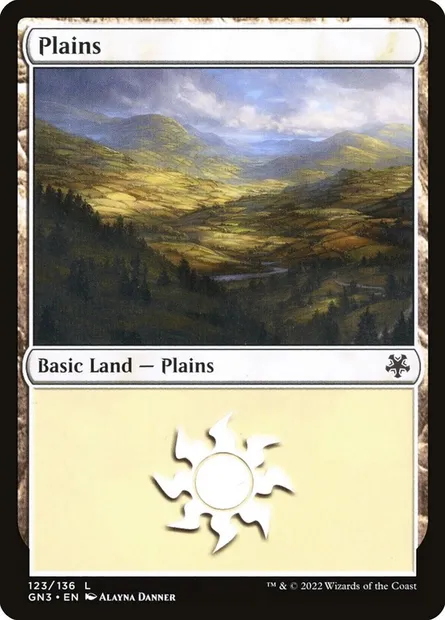 Plains, Magic card GN3 123 — Game Night: Free-for-All set