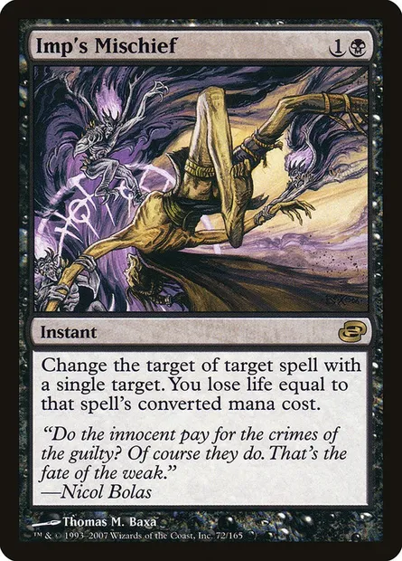 Imp's Mischief, Magic card PLC 72 — Planar Chaos set