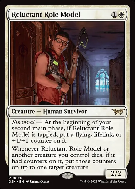 Reluctant Role Model, Magic card DSK 26 — Duskmourn: House of Horror set