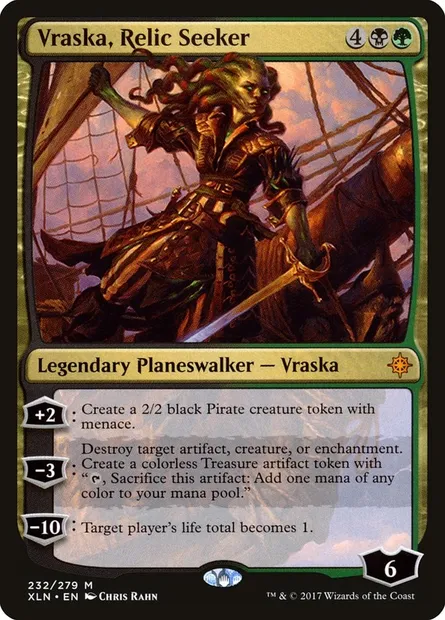 Vraska, Relic Seeker, Magic card XLN 232 — Ixalan set