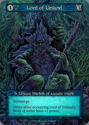 Lord of Unland, Sorcery card ALP 094 — Alpha set