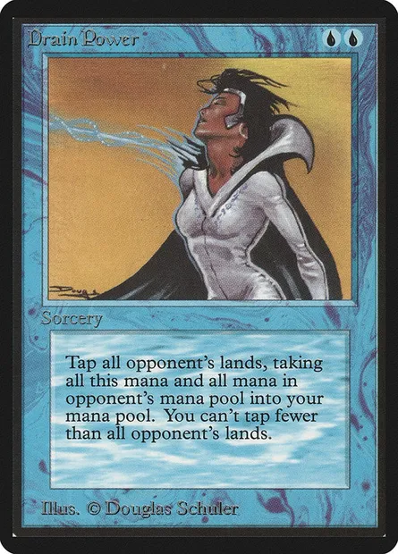 Drain Power, Magic card LEB 57 — Limited Edition Beta set