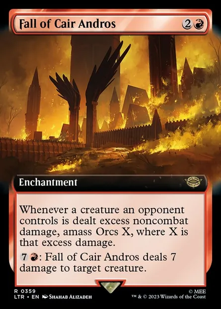 Fall of Cair Andros, Magic card LTR 359 — The Lord of the Rings: Tales of Middle-earth set