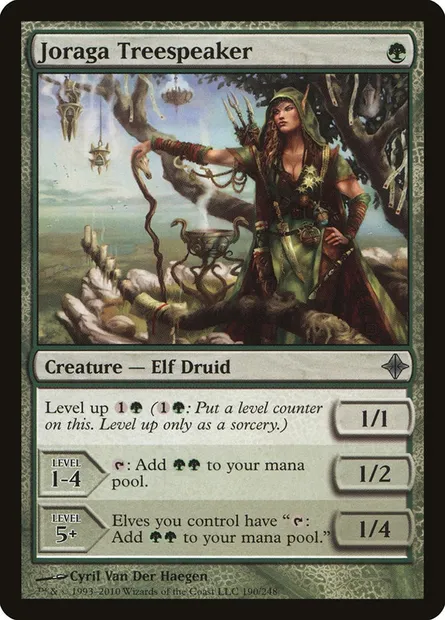 Joraga Treespeaker, Magic card ROE 190 — Rise of the Eldrazi set