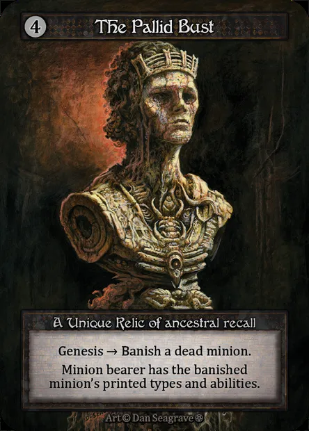 The Pallid Bust, carte Sorcery GOT 348 — extension Gothic