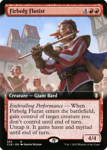 Firbolg Flutist, Magic card CLB 582 — Commander Legends: Battle for Baldur's Gate set