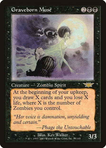 Graveborn Muse, Magic card LGN 73 — Legions set
