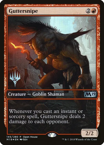 Guttersnipe, Magic card PM19 145 — Core Set 2019 Promos set