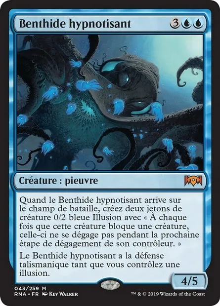 Benthide hypnotisant, carte Magic RNA 43 — extension L'allégeance de Ravnica