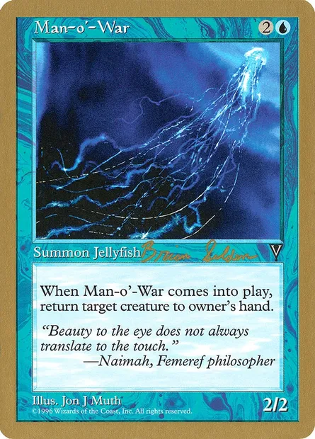 Man-o'-War, Magic card WC98 bs37 — World Championship Decks 1998 set
