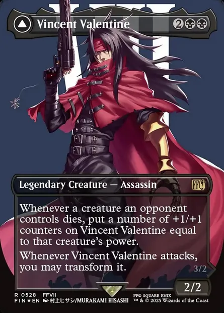 Vincent Valentine // Galian Beast, Magic card FIN 528 — Final Fantasy set
