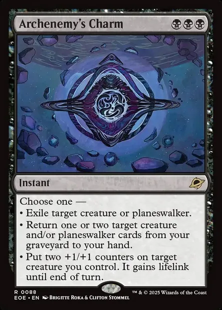 Archenemy's Charm, Magic card EOE 88 — Edge of Eternities set