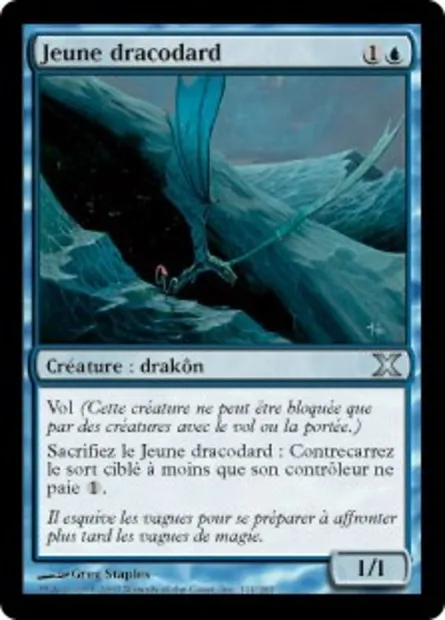 Jeune dracodard, carte Magic 10E 111 — extension Dixième édition