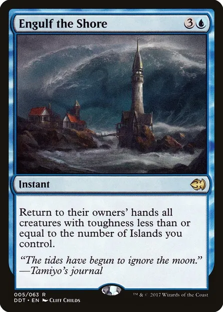 Engulf the Shore, Magic card DDT 5 — Duel Decks: Merfolk vs. Goblins set