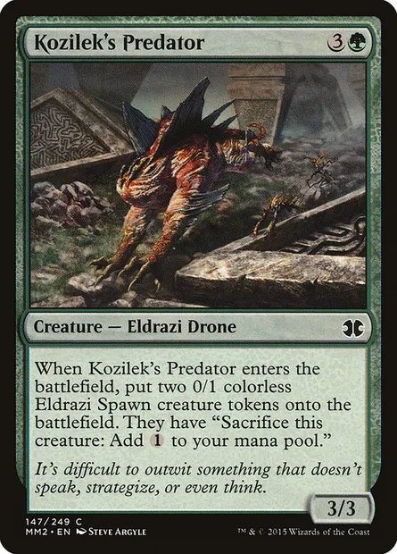 Kozilek's Predator, Magic card MM2 147 — Modern Masters 2015 set