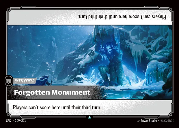 Forgotten Monument, carte Riftbound SFD 209 — extension Spiritforged