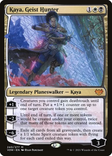 Kaya, Geist Hunter, Magic card VOW 240 — Innistrad: Crimson Vow set
