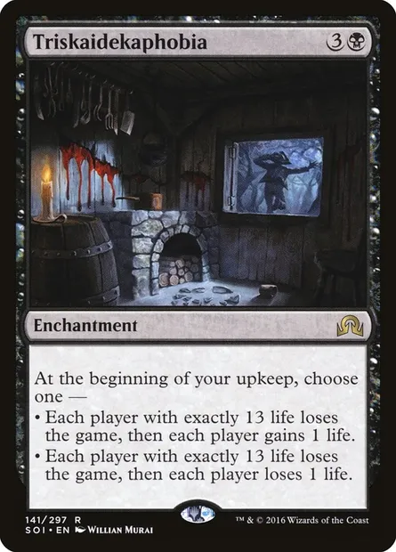 Triskaidekaphobia, Magic card SOI 141 — Shadows over Innistrad set