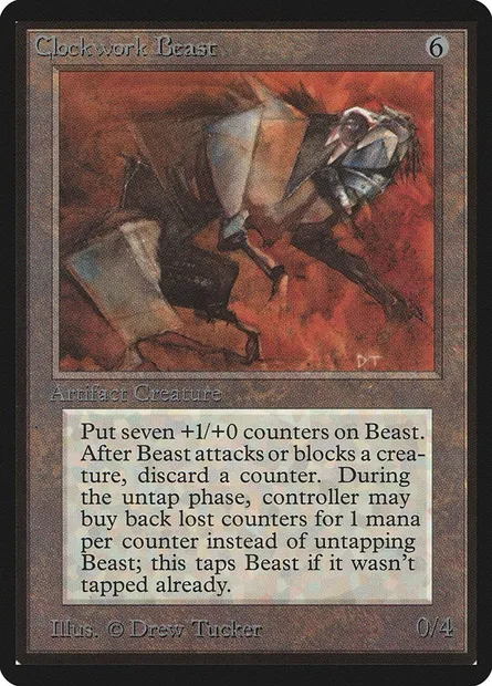 Clockwork Beast, Magic card LEB 237 — Limited Edition Beta set