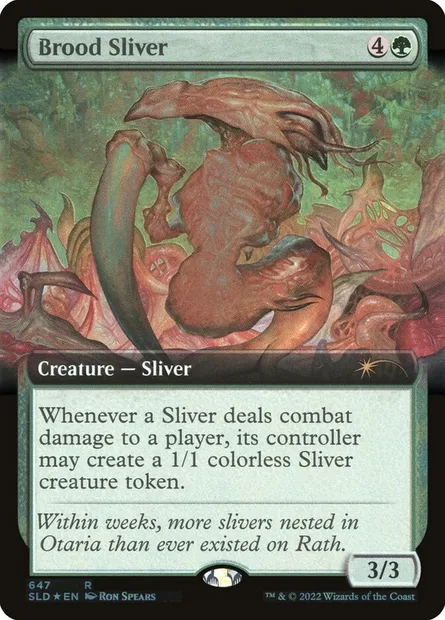 Brood Sliver, Magic card SLD 647 — Secret Lair Drop set
