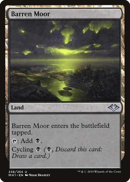 Barren Moor, Magic card MH1 236 — Modern Horizons set