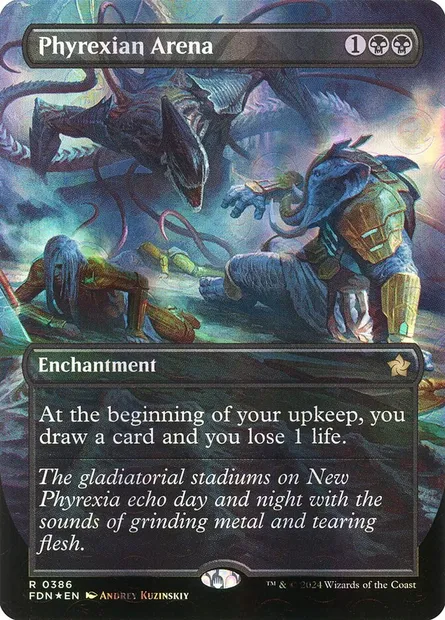 Phyrexian Arena, Magic card FDN 386 — Foundations set