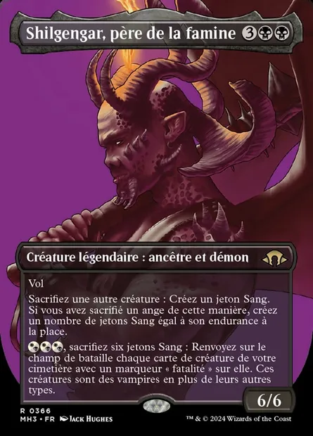 Shilgengar, père de la famine, carte Magic MH3 366 — extension Modern Horizons 3